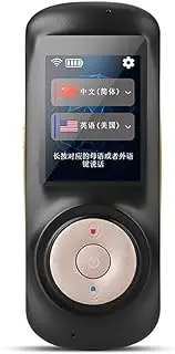Language Translator Device 70 Languages Smart Pocket Translator Device Portable Instant WiFi/Hotspot Voice Translator (Color : White) Hello Yearn for FANDIAO