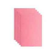 5Pcs Light Red Foam Sheets, 8"x12" Self-Adhesive EVA Foam Sheets(1.5mm Thick)