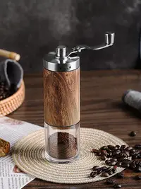 在飛比找Yahoo!奇摩拍賣優惠-手磨咖啡機家用小型現磨粉碎機手搖便攜研磨器手動咖啡磨豆機套裝