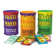 TOXIC WASTE Sour Candy 3-Pack Special Edition 5 Flavors + Mystery Flavor