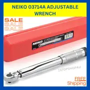 Neiko 03714A 1/4" Drive Adjustable Click Torque Wrench, Chrome Vanadium Steel**