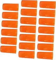 PAMINGONO Eyelash Glue Bottle Needle Caps 20pcs Anti-blocking Glue Bottle Mouth Tip Plastic for