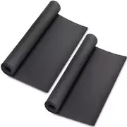 2Pack Black Eva Foam Cosplay Sheets Roll, 1mm Thick, 13.9x49 Inch for DIY Crafts
