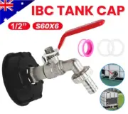 IBC Tank to 1/2"Connector Adapter Fittings Tool S60X6 Yard Garden Water Tap Hose