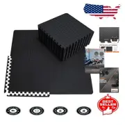 Versatile Gym Mats - 12/24/48 Interlocking Foam Tiles for Home Gyms & Play Areas