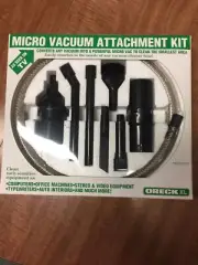 Oreck XL Micro Vacuum Attachment Kit 8PC Mini Cleaner Tool Fits All Vacuums IOB