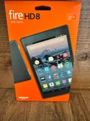 NEW sealed box Amazon Fire HD 8 7th Generation Black with Alexa
