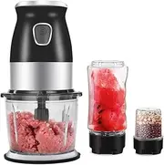 BPA Free 500W Mixer Food Processor with 600ml Juicer Bottle, Energy Efficient/Low Power Consumption, Save Time, Make Fruit Juice in 15 Seconds
