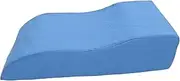 S Shaped Leg Pillow for After Surgery, Swelling Orthopedic Leg Wedge Pillow Leg Rest Orthopedic Foam Foot Support After Surgery Recovery Relieves Back Blue