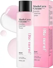SKINRxLAB MadeCera Cream Double Essence Korean Toner 150ml (5.07fl.oz.) - Hydrating and Soothing With Milk Protein, Ceramide, Beta-Glucan - Moisturizing Strawberry Milky for Irritated Skin