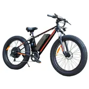 TDR 26 Inch 4.0 Electric Fat Wheel Bicycle 48V 1500W Rear Hub Motor Shimano 7-Speed 20AH Samsung Battery Hydraulic Disc Brakes LCD Display Mountain Off-Road Pedal Assist EMTB