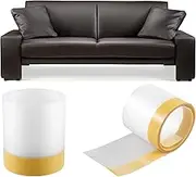 GOKENA PVC Under Couch Self-Adhesive Cuttable Under Sofa Gap Bumper Multipurpose Under Couch Toy Blocker Stop Pets Toys Kid Going Under Sofa Couch or Bed (Clear, 300x11cm)