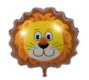 Lion Jungle Animal Zoo Aluminium Foil Balloon Air Inflatable Party DecorBirthday
