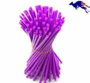 72Pcs Spoke Wrap Kit Purple BMX Bicycle Verde GT DK Haro Hoffman Fly Giant
