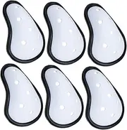 KOMBIUDA Men's Cricket Groin Guards 6pcs Boxing Cups Athletic Cup Mens Athletic Cup Comfortable Breathable Eva Padding White