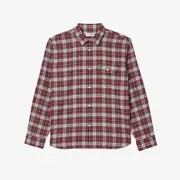 Relaxed Fit Plaid Flannel Overshirt