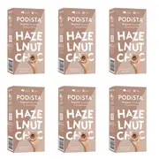 6x 10PK PODiSTA Hazelnut Chocolate Pod Capsules Nespresso Compatible 100g