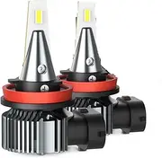 TGMGADANTV 2Pcs H8 H11 Led Bulb 4000LM H16 JP H9 H10 LED CSP Car Fog Lights Day Driving Lamp Auto 12V 24V 6500K White 3000K Gold Yellow fog lamp(6500K White,H8)