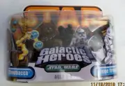 Star Wars Galactic Heroes Chewbacca and Clone Trooper, NEW, UNOPENED