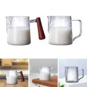 Glass MiLK Frothing Jug Steaming Creamer Decorating Latte For