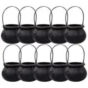 12PCS Candy Cauldrons Mini Plastic Bucket Halloween Trick or Treat Containers