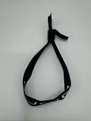 Lucid branded tamper proof festival wristband - Black