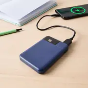 USB-A to USB-C 15W 5000mAh Portable Charger - Blue