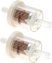 APE RACING Inline Fuel Filter Universal Fuel Filters for Small Engine Motorcycle Lawn Mower (Pack of 2) Replace 691035 49019-0027 AM108356