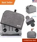 Toaster Cover 4 Slice with Storage Pockets, Toaster Dust Cover, Washable & Wa...