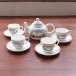 歐式創意茶具套裝可愛彼得兔茶壺紅茶咖啡杯碟骨瓷禮品物陶瓷日用-FIVE0226