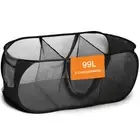 Foldable Laundry Baskets, Collapsible Mesh Laundry Hamper, Durable Pop Up Lau...