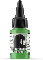 Monument Hobbies Pro Acryl Paint, Fluorescent Green, 22 ml