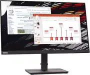 Thinkvision S24E-20 23.8" Full HD WLED LCD Monitor - 16:9 - Raven Black
