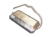 RotoMetals Zinc Anode Hang Overboard w/Copper Wire 2.5 inch X 4.5 inch About 1 P