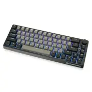 Mechlite Nano Chargeable Gaming Keyboard Wired or Wireless Bluetooth, Built-i...