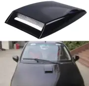 Universal Car SUV Decorative Air Flow Intake Scoop Bonnet Vent Cover Hood Black-