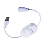 LED Knob Dimmer Rotary Controller With USB Extension Cord For LED Strips Lights
