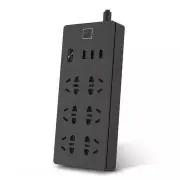 Smart Home 6 ports USB Wireless Power Socket Converter Adapter Patch Panel Overload Protection 750 Flame Retardant