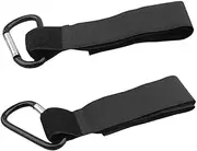 ANDRESLAD 4 Pack Nylon Baby Stroller Hook Carabiner Hooks Climbing Button for Multi-Purpose Hangers