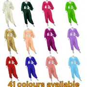 Ruffle Top Set 41 Color Women Bardot Top+ Harem Yoga Pant Two piece outfit S40