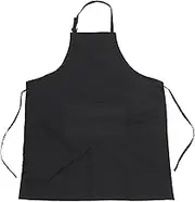 Black Hairdresser Apron Professional Salon Hairdressing Cutting Barber Cape Adjustable with Pockets