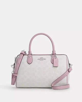 Coach Rowan Satchel Bag In Signature Canvas