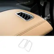 For Nissan Sentra Sylphy 20-2024 Silver Steel Dash L&R AC Air Outlet Vent Frame