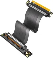 Sintech PCIe 4.0 16X Riser Card,PCI-E Express X16 Extension Cable, Compatible with Compatible with PCIE GEN 4.0 GPU RTX4090-RTX3060 RX7900 RX6950XT-RX6500XT(90Degree 30cms)
