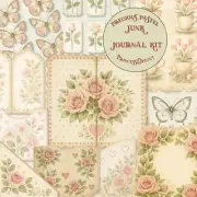 Junk Journal Kit Precious Pastel, Scrapbooking, Tags & Ephemera, Pockets