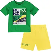 Outerstuff Unisex Kid's FIFA World Cup Short & Tee Set