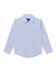[Van Heusen Youth] Junior Fit Dress Mini Check Shirt in Sky Blue