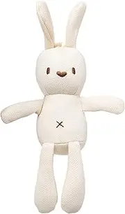 Mini Rabbit Figure - Portable Comp Doll, Soft Toy Clip | Attractive Plush Stuffed Pendant Bunny, Cute Animal for Bag, Purse, Zipper, Decorative Small Cartoon Plush Used As Gift, Decor Or Travel Charm