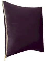 Throw Pillow Feather Filled Velve Gold Zipper Decorative Better Homes & Gardens