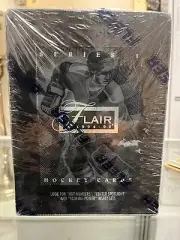 1994-95 Fleer Flair Empty wax box with 35 box packs, Beauty